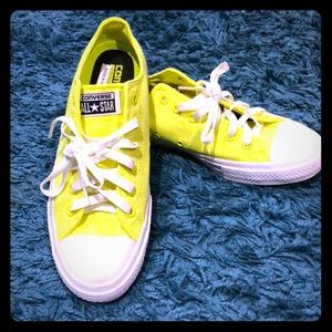 Neon Yellow Converse!